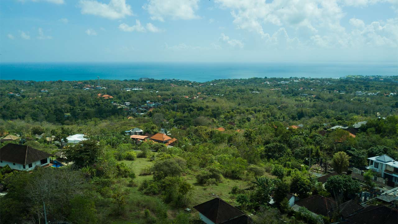 Balangan inland ocean-view land, Bali